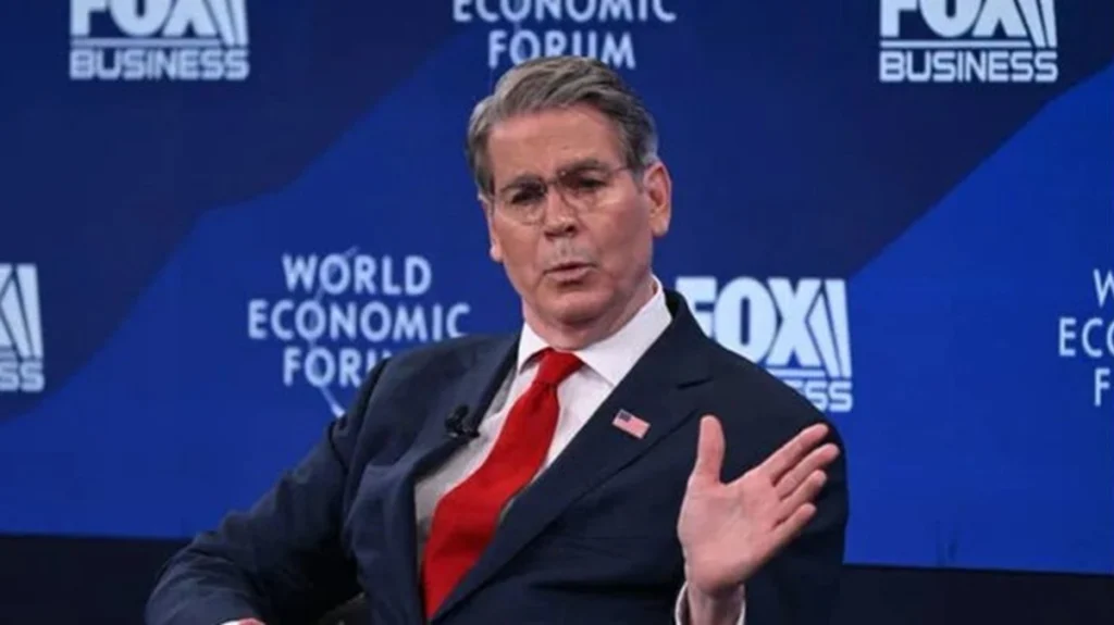 (FILE) U.S. Secretary of the Treasury, Scott Bessent, Jan. 20, 2026. X/ @AliLangroodi