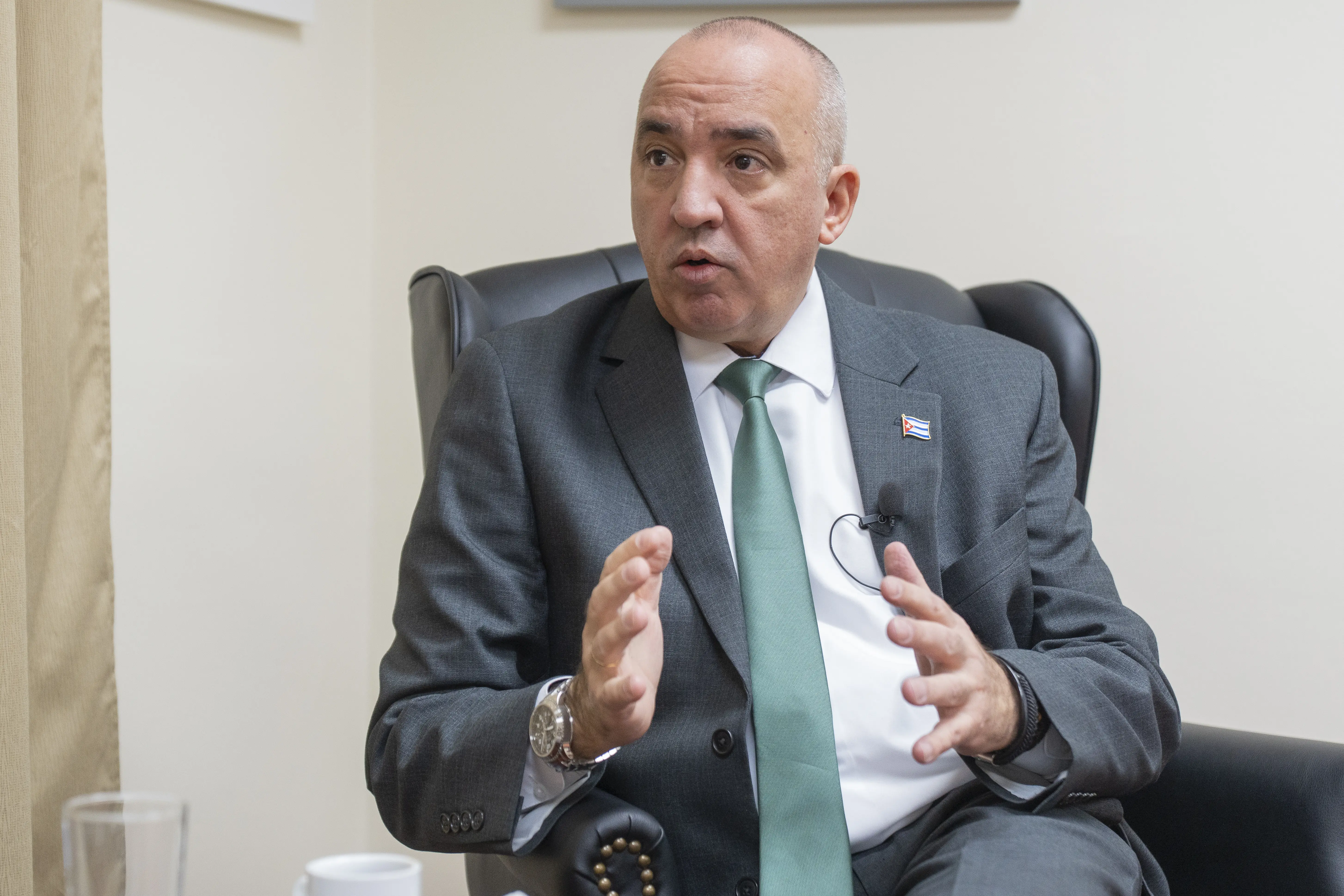 Cuban Ambassador to the UN, Ernesto Soberon, reiterated that Cuba is ready for dialogue with the U.S. on the basis of mutual respect. Photo: EFE.