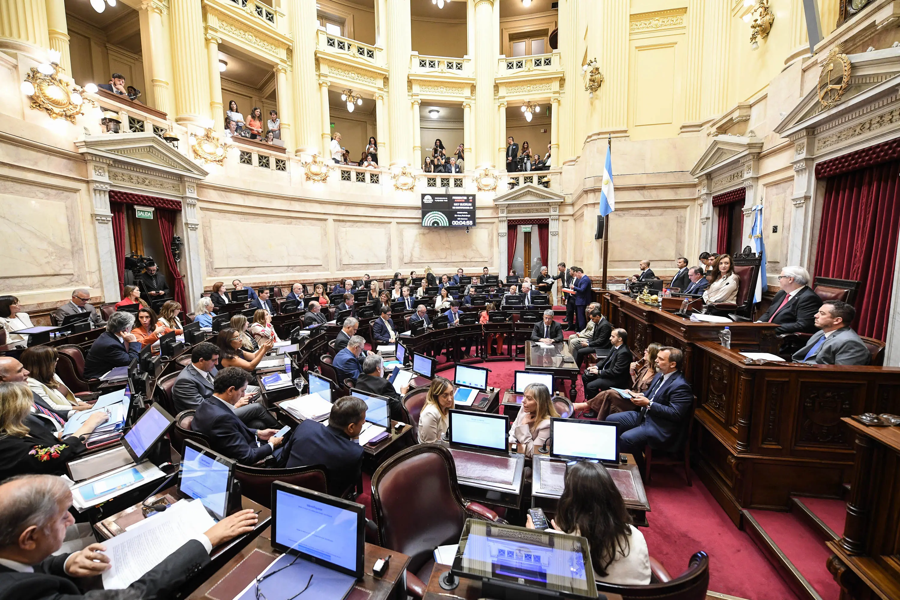 Argentinian Senate. Photo: X/ @SenadoArgentina