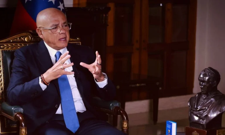 "We are working on new diplomatic and energy relations with the U.S., for the common good of our nations", said Rodríguez. Photo: t.me/JorgeRodriguezPsuv