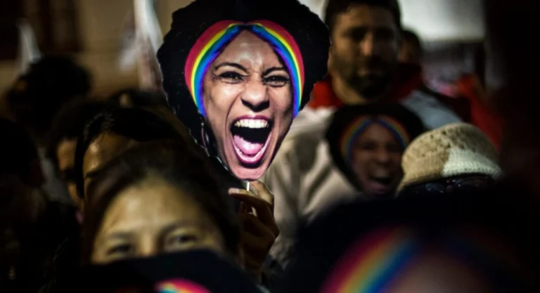 (FILE) Marielle Franco was a feminist councillor who defended the rights of afroamerican communities in favelas in Brazil. Photo: Pulso Noticias.