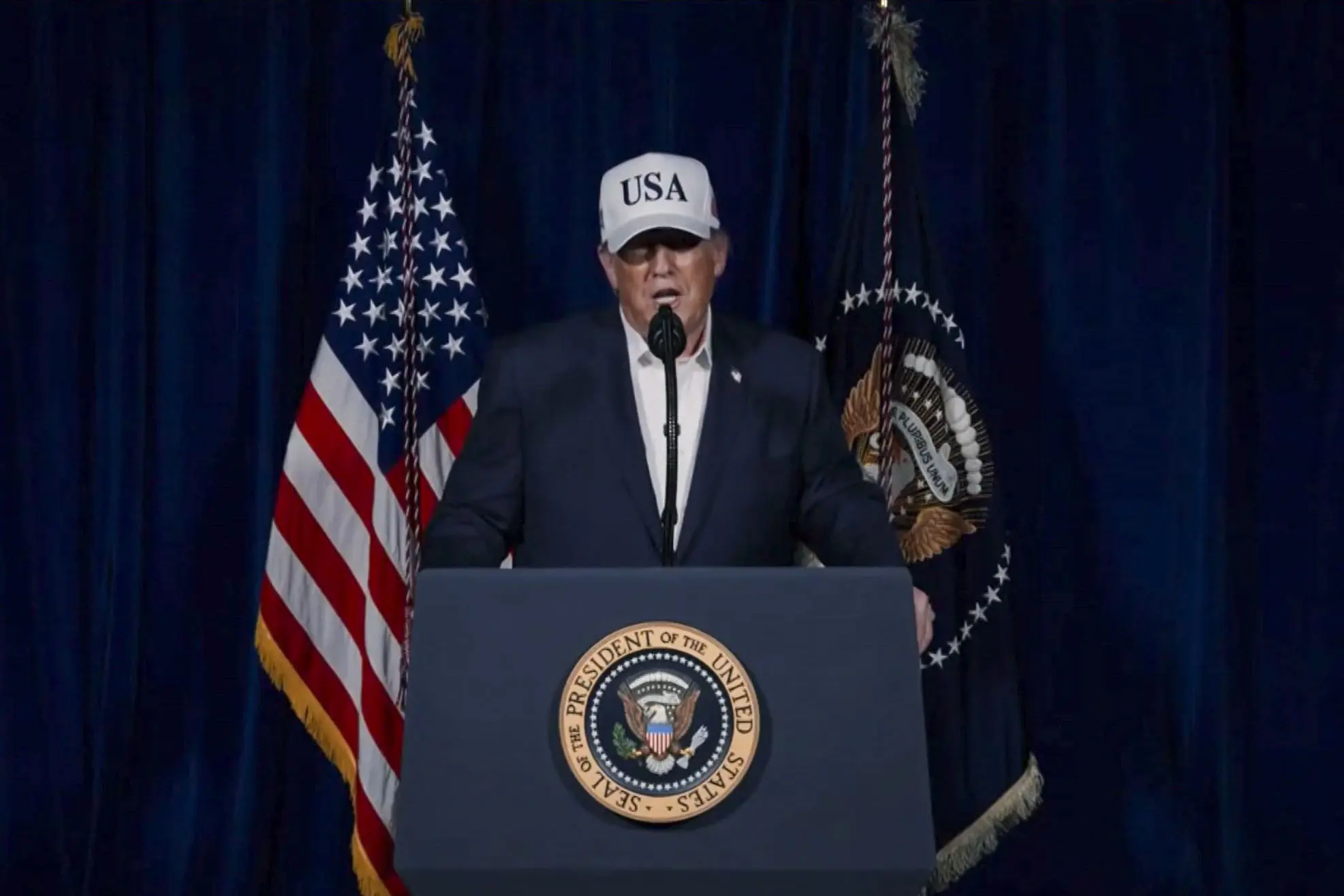 The U.S. President affirmed that the policy of the United States, and specifically his administration, is to prevent Tehran from acquiring a supposed nuclear weapon. Photo: EFE.