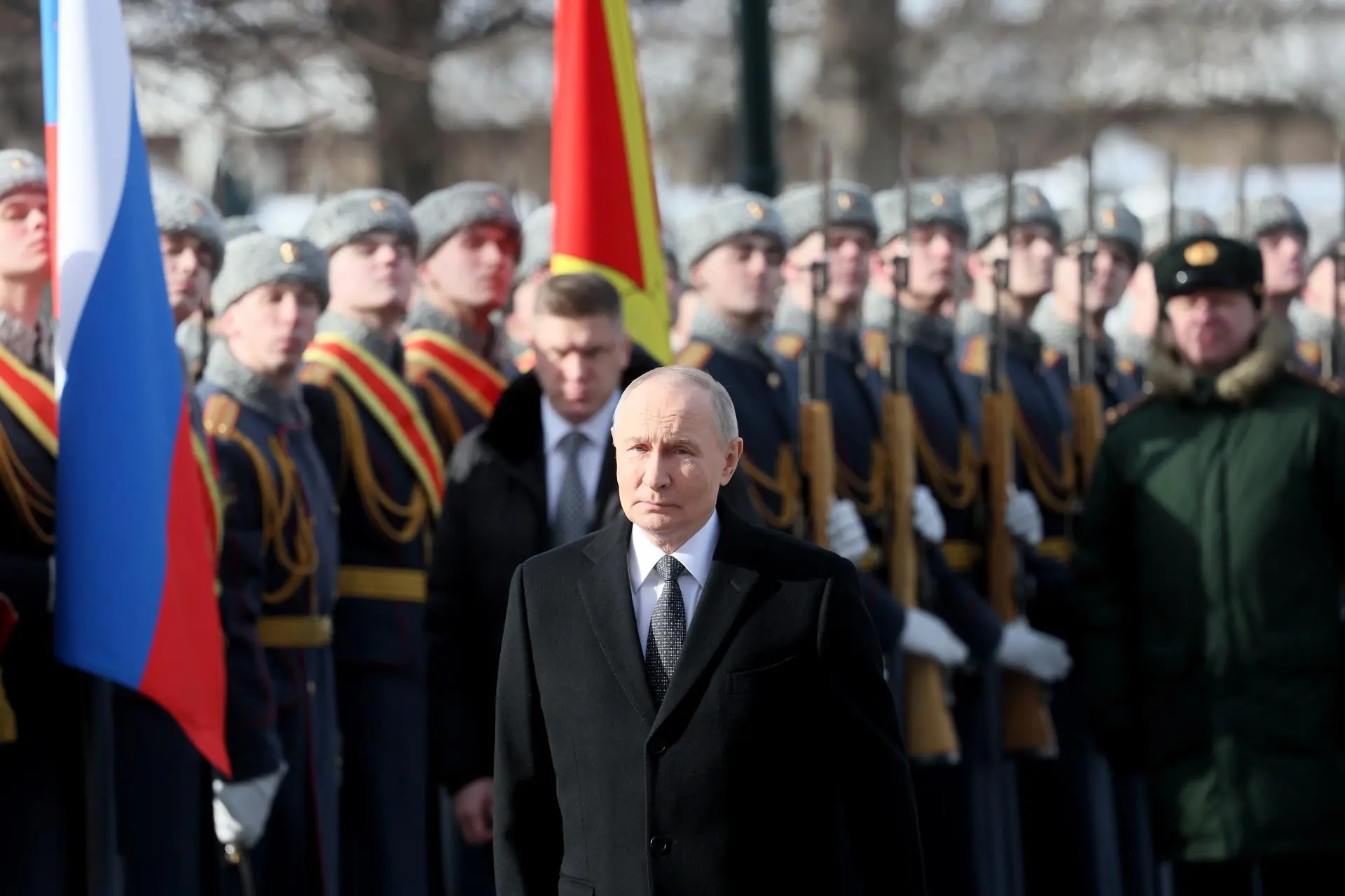 Putin Honors Russian Troops on Eve of Ukraine Conflict’s Fourth Anniversary