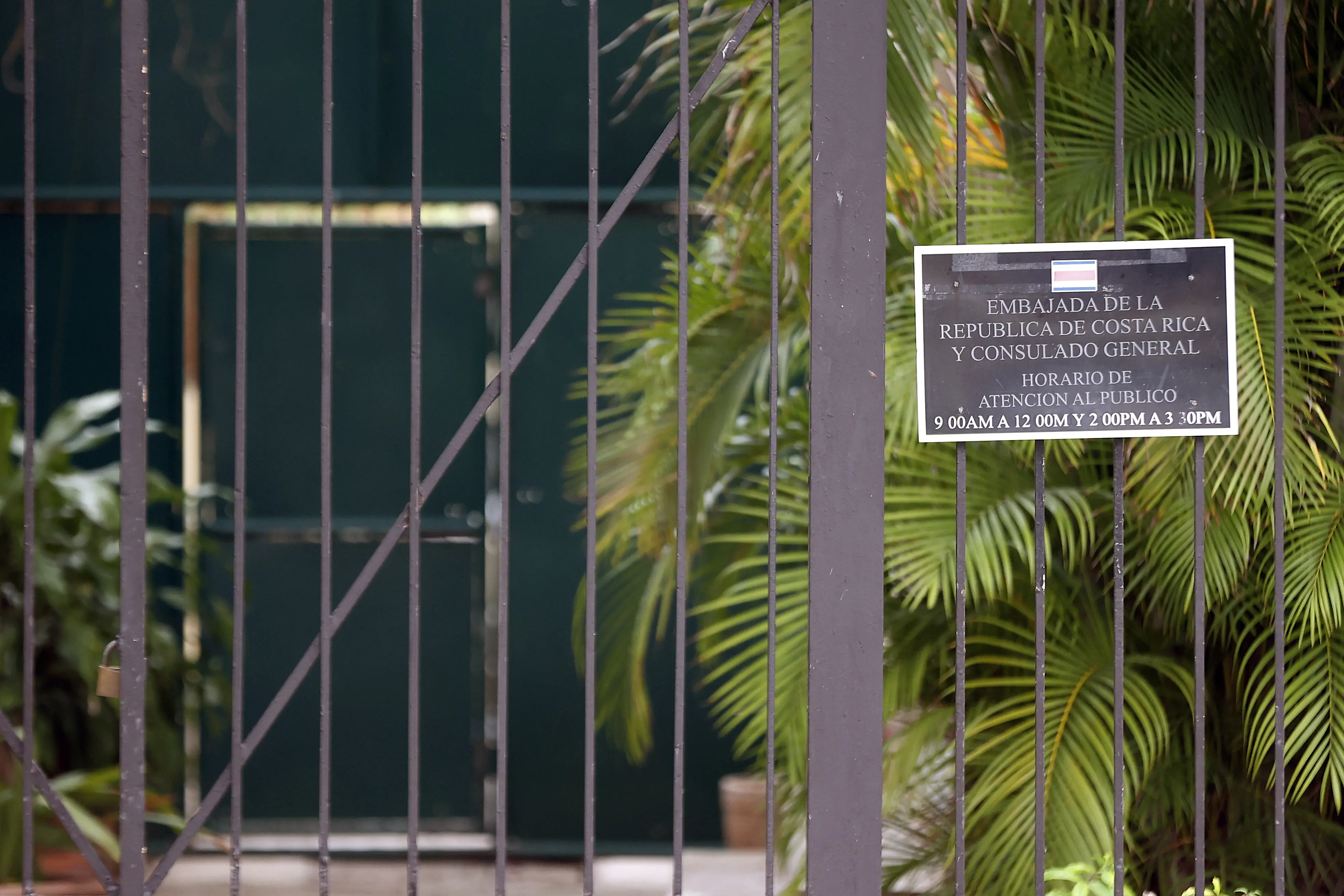 The Embassy of Costa Rica in Havana has no diplomatic staff since last February 5. Photo: EFE.