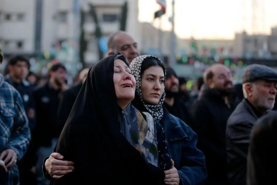 People gather to mourn the death of Iran's Supreme Leader Ayatollah Ali Khamenei in Tehran, Iran, March 1, 2026. Photo: Xinhua.