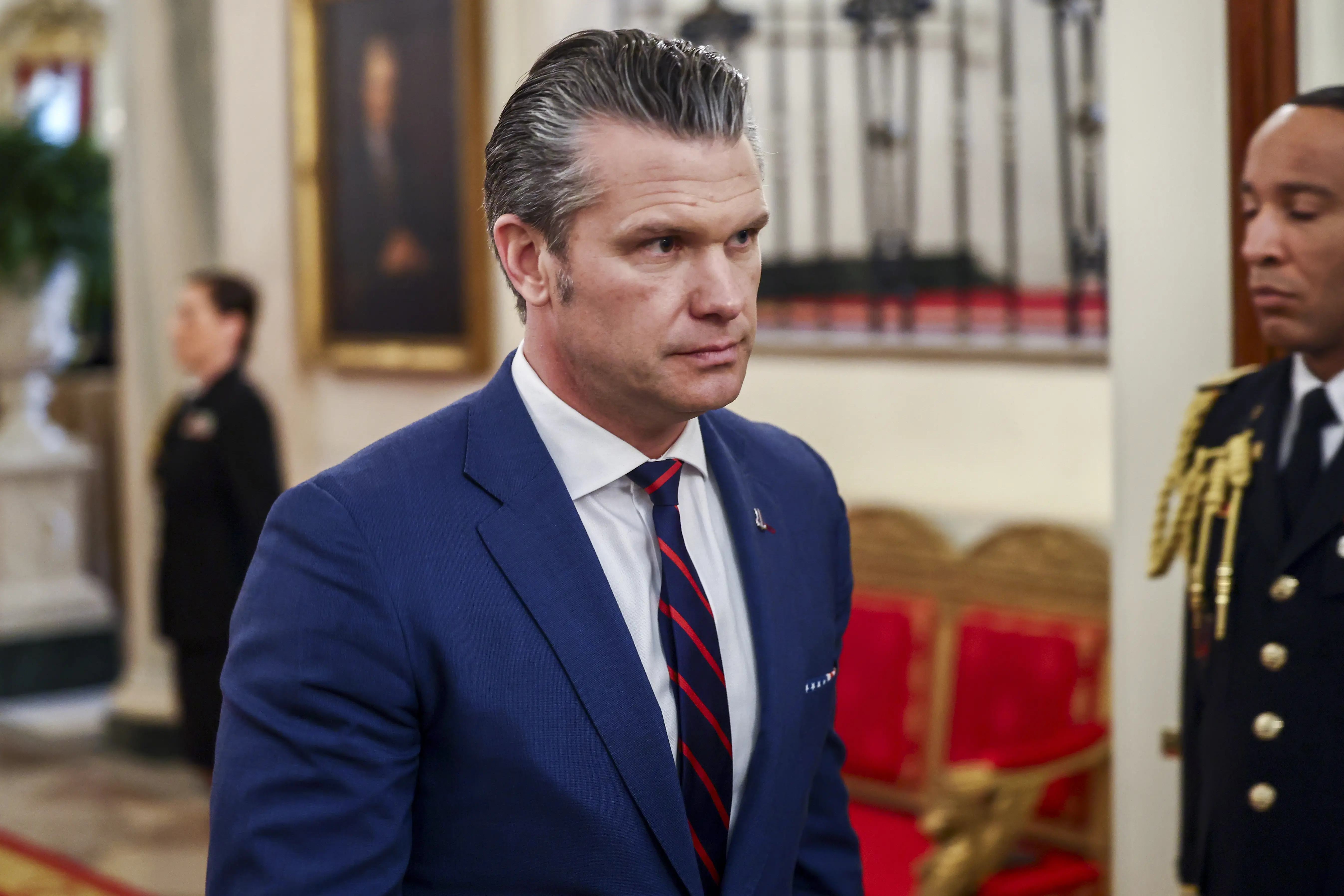 Hegseth avoided offering a concrete timetable for the aggression against Iran, stating that "It can last four weeks, two weeks, six weeks; it can be brought forward or delayed." Photo: EFE.