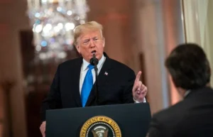 Debate grows in the United States after warnings to broadcasters over coverage of the Iran conflict.