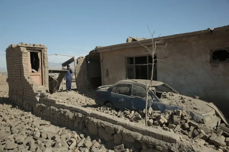 Debriss in Afghanistan. Photo: EFE.
