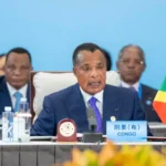 Congo presidential election - Denis Sassou Nguesso campaigns for re-election in Republic of the Congo.