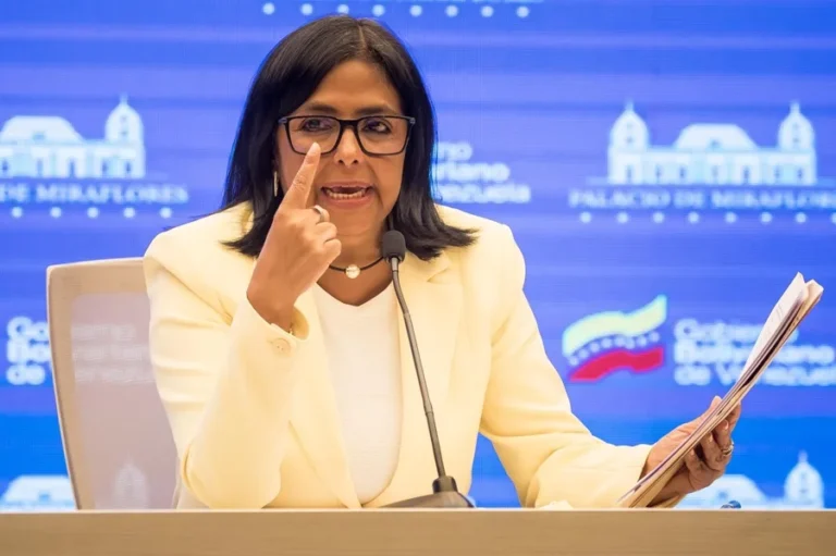 Rodriguez highlighted Venezuela’s commitment to strengthening diplomatic channels to address the regional crisis. Photo: EFE.