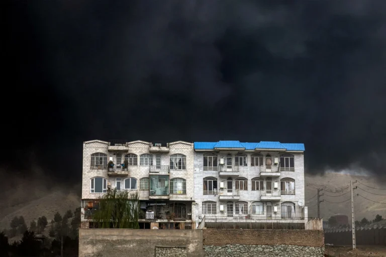 Toxic pollution spreads across Tehran after Israeli strikes on fuel storage facilities.