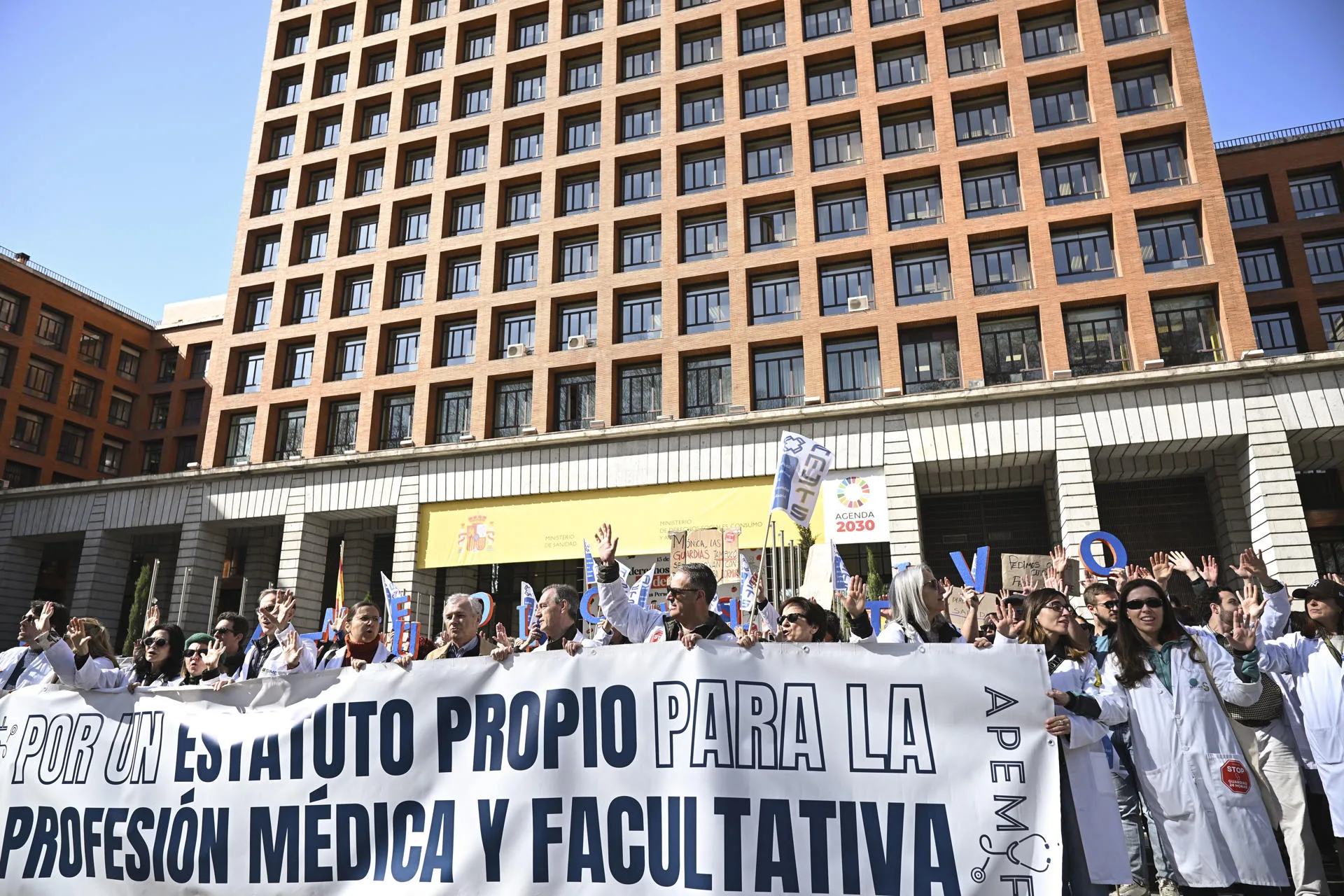This is the second strike in less than a month, with calls from Monday to Friday throughout Spain. Photo: EFE.