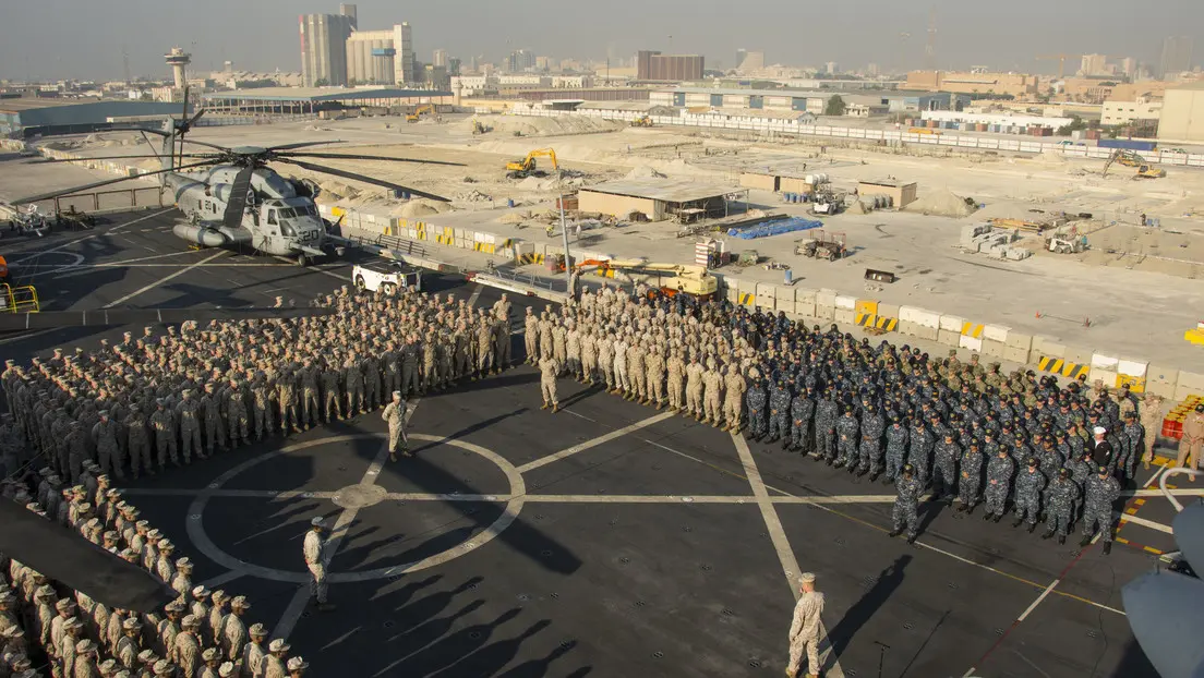 Around 8,000 people were stationed at the base in Bahrain before the U.S. attacked Iran on February 28. Photo: U.S. Navy.