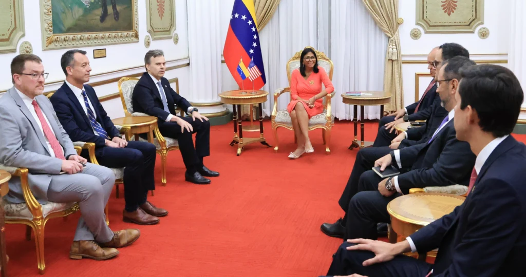 Delcy Rodríguez Venezuela - U.S. cooperation