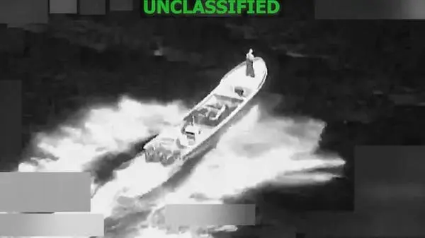 U.S. military operations in the Pacific continue targeting vessels linked to alleged drug trafficking routes. Photo: @AlArabiya_Eng