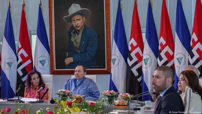 Ortega addresses international tensions and calls for peace. Photo: CCC Nicaragua