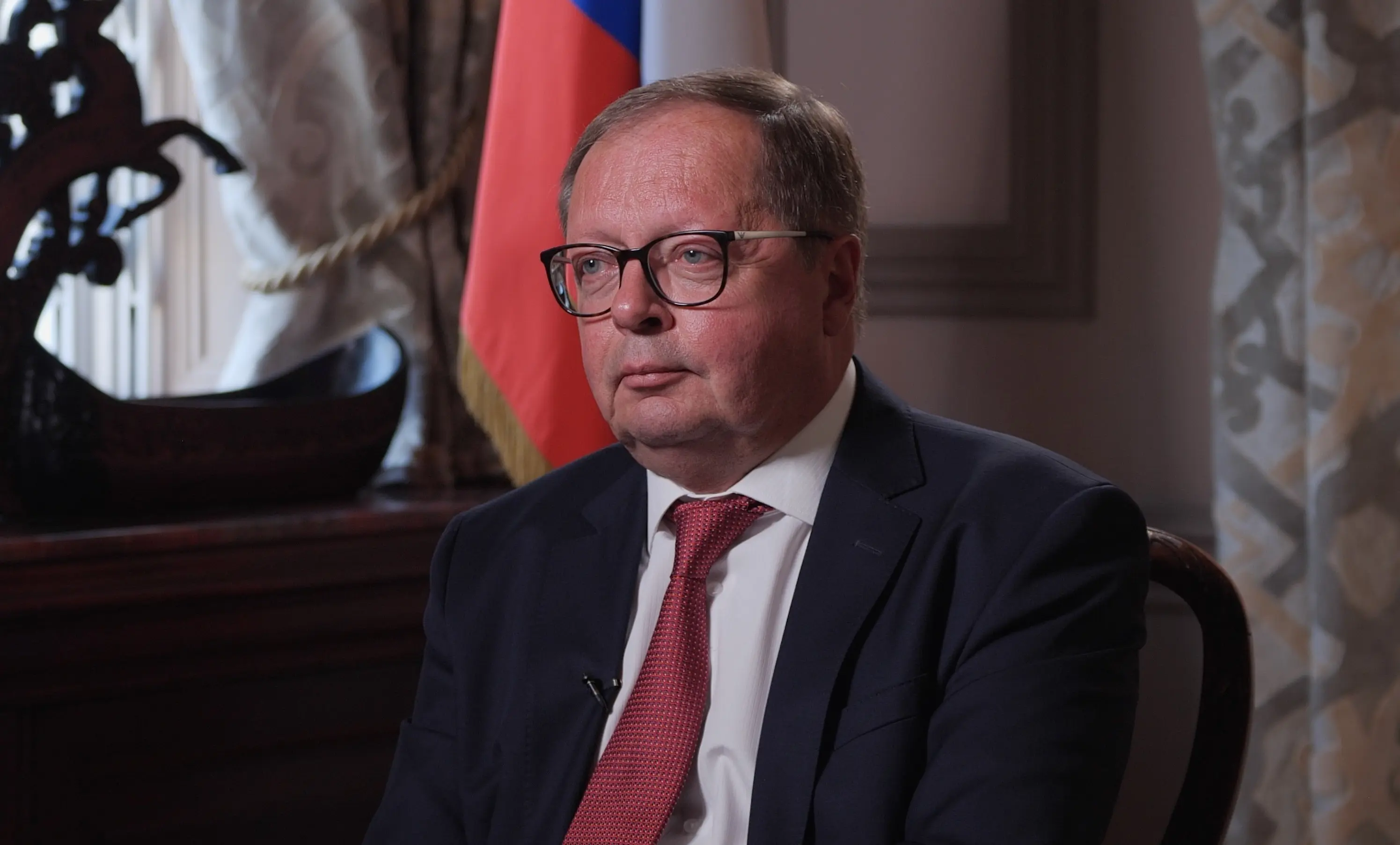 Russian Ambassador to the UK Andrei Kelin. Photo: X/ @RussianEmbassy