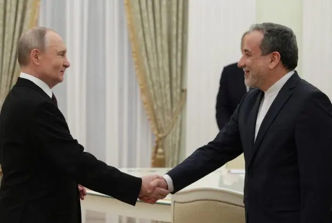 Iran’s foreign minister holds talks in Moscow as diplomatic efforts continue around the conflict. Photo: PalestineChron