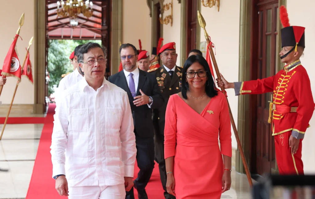 Venezuela and Colombia project shared growth through the development of strategic projects with emphasis on border states. Photo: Venezuelan Presidential Press.