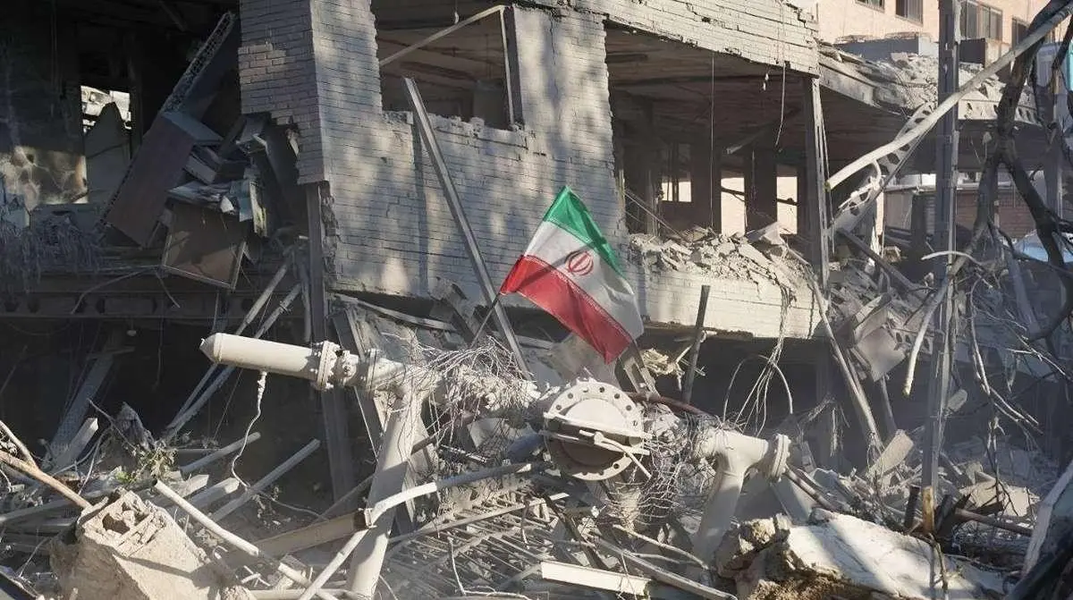 The bombing destroyed bunkers, laboratories, the central mosque and several key campus facilities. Photo: WANA News Agency.