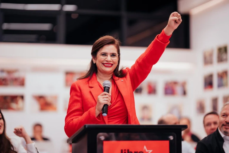(FILE) Rixi Moncada denounces foreign interference after the leak of audio about elections in Honduras. Photo: Prensa Libre Honduras.