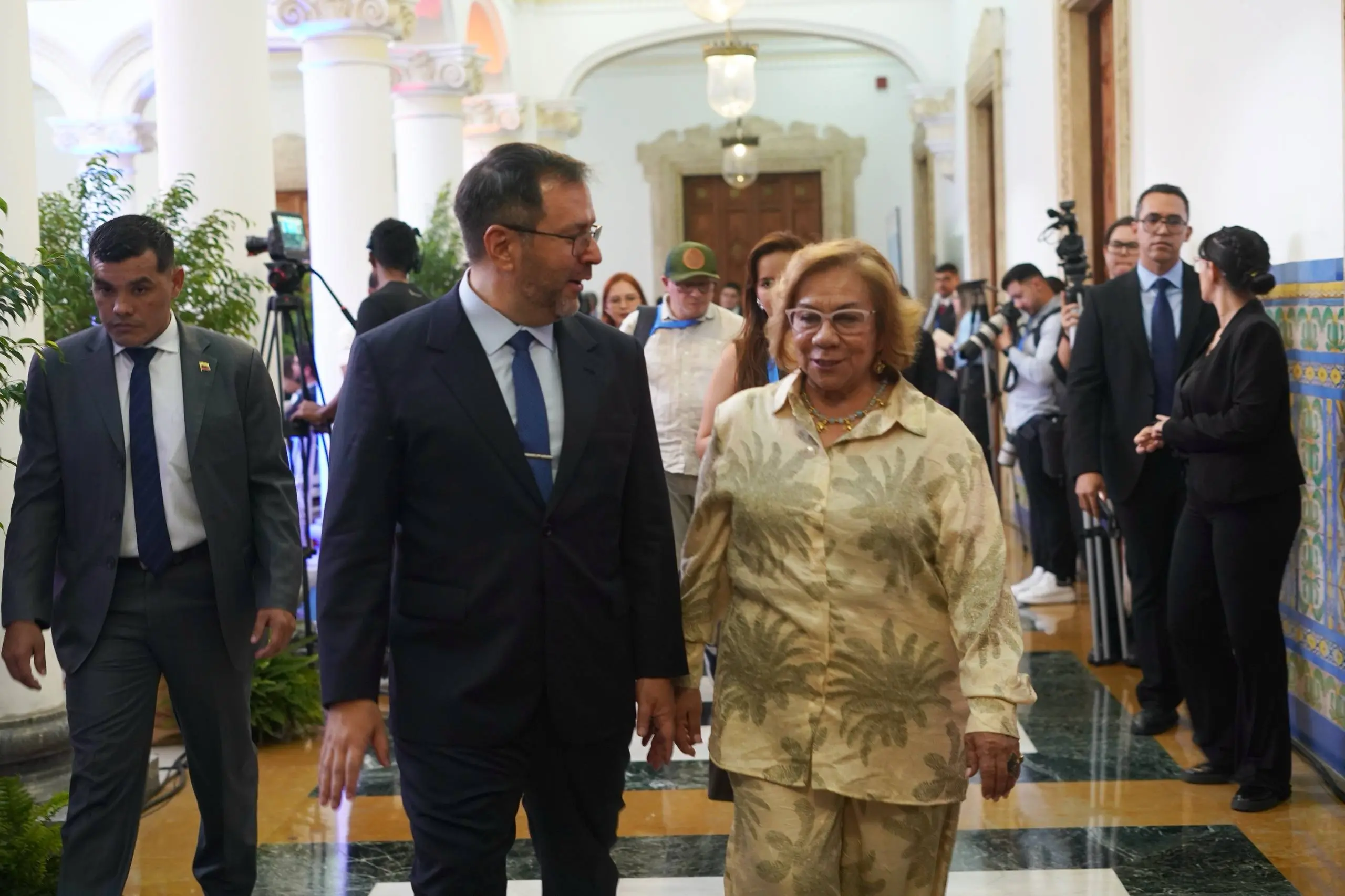 This Thursday, 11 working groups were set up in Caracas to review the areas of cooperation between Venezuela and Colombia. Photo: Venezuelan Ministry of People’s Power for Foreign Affairs.
