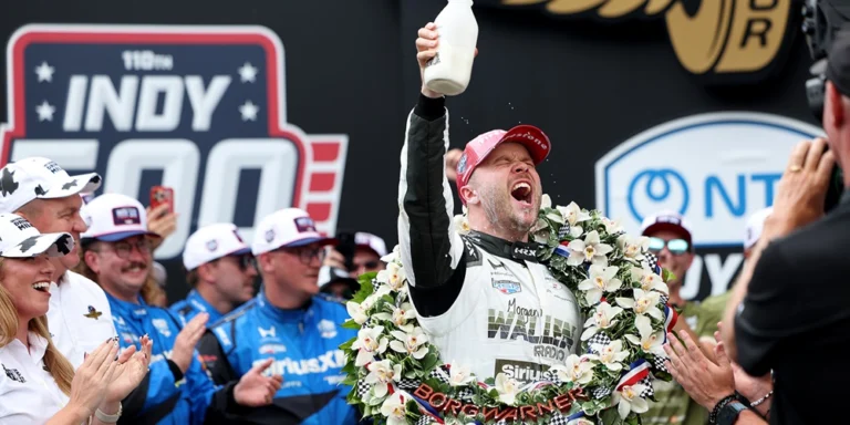 The Meyer Shank Racing w/Curb Agajanian driver became the third Swede to win "The Greatest Spectacle in Racing," joining Kenny Brack (1999) and Marcus Ericsson (2022). Photo: IMS.