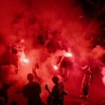 PSG fans react in Parc des Princes stadium in Paris, France, 30 May 2026. Paris Saint-Germain played Arsenal in the UEFA Champions League final in Hungary on May 30. Photo: EFE.