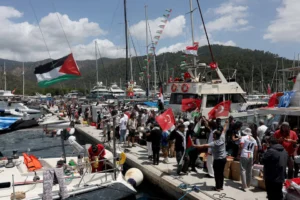 The mission is based on a strong legal principle that declares the current siege of Gaza not as a legitimate maritime blockade, but as an engine of genocide and a prohibited form of collective punishment. Photo: Reuters.