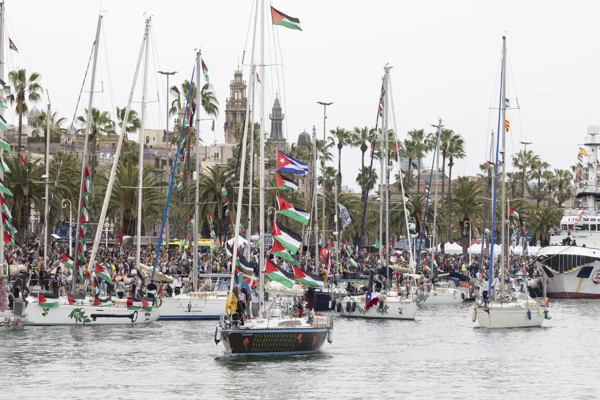 The fleet will join more than 30 additional vessels to hold an International Assembly. Photo: EFE.