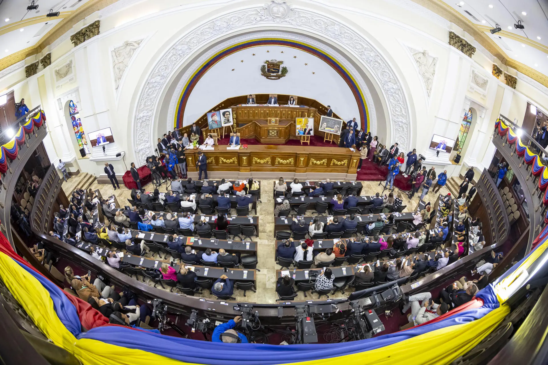 (FILE) The reform of the Supreme Tribunal of Justice Law will be presented to the Plenary of the National Assembly for its second discussion and subsequent approval. Photo: EFE.