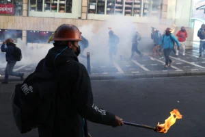 (FILE) Protests in Bolivia. Photo: EFE.