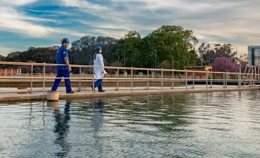 The new concession contract was approved at the end of April and set the service for a 30-year term, with the possibility of being extended by 10 years. Photo: AySA.