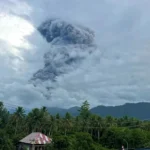 Mount Dukono is one of the most active volcanoes in Indonesia and has been erupting almost continuously since 1933. The authorities have been maintaining a high alert level for several months, owing to increased activity since late March, when hundreds of minor eruptions began to be detected. Photo: Reuters.