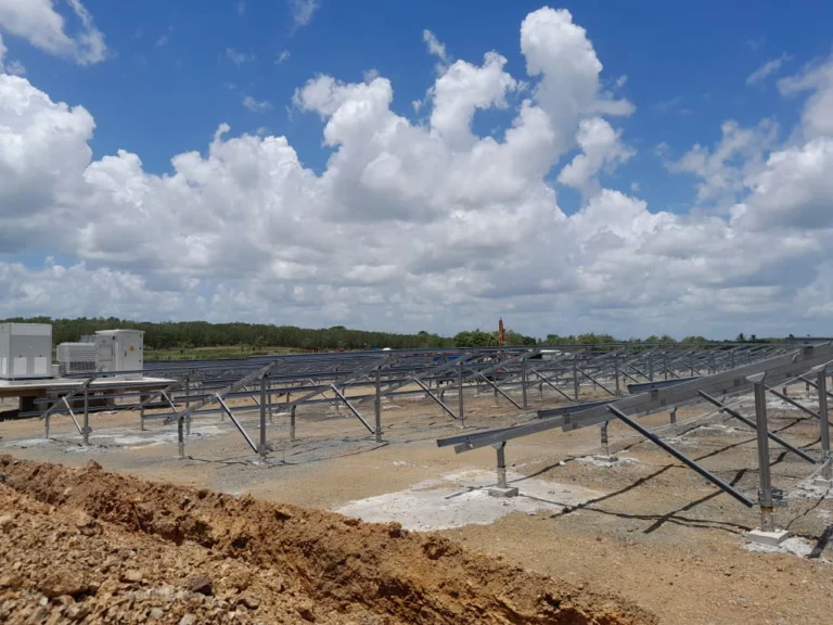The solar infrastructure in Guáimaro will have a capacity of five megawatts of generation, supplemented by one megawatt of accumulation. Photo: X/@JorgeSutil2.