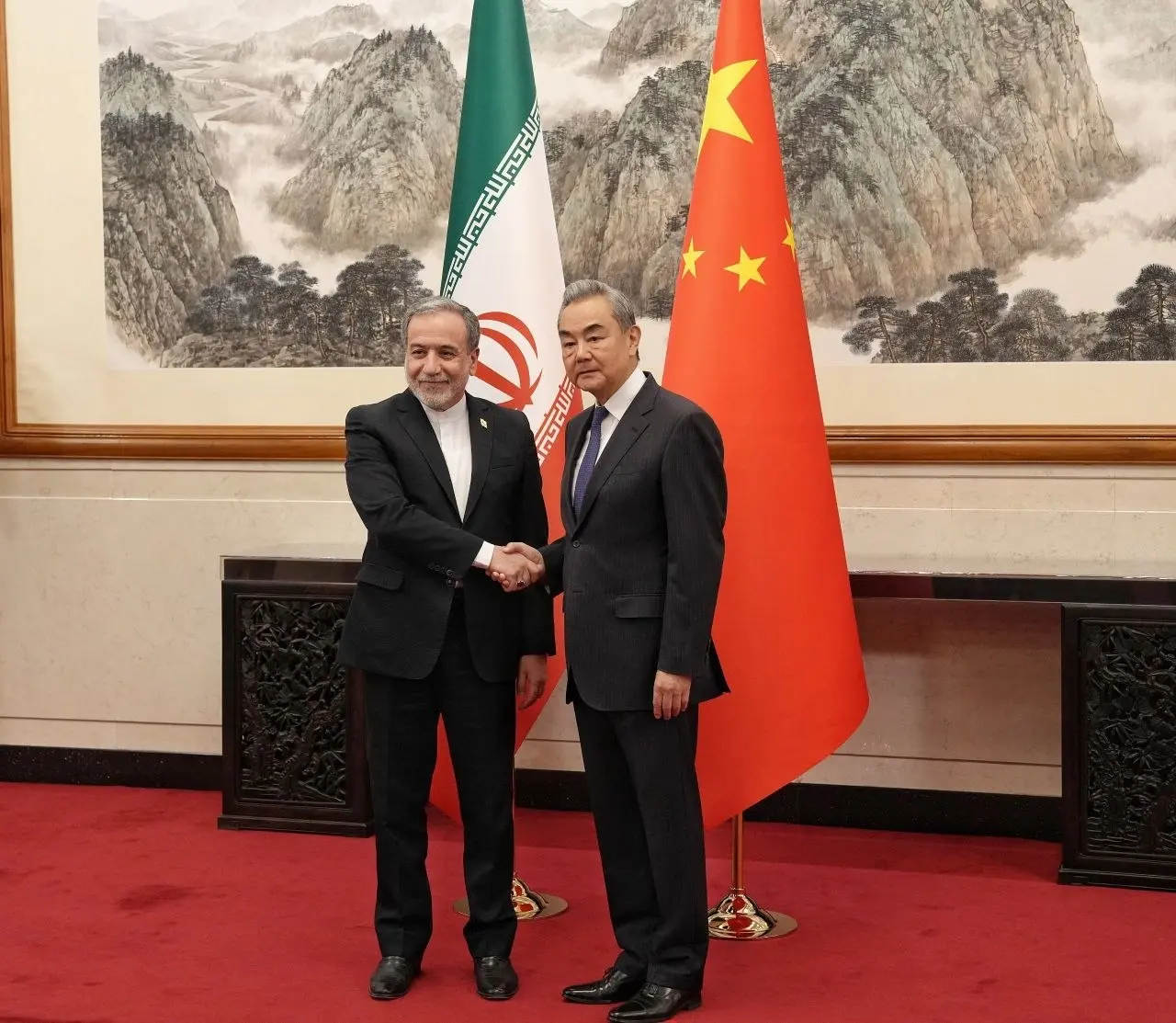 Iranian and Chinese foreign ministers meet in Beijing to discuss regional security and cooperation. Photo: @Iran_GOV