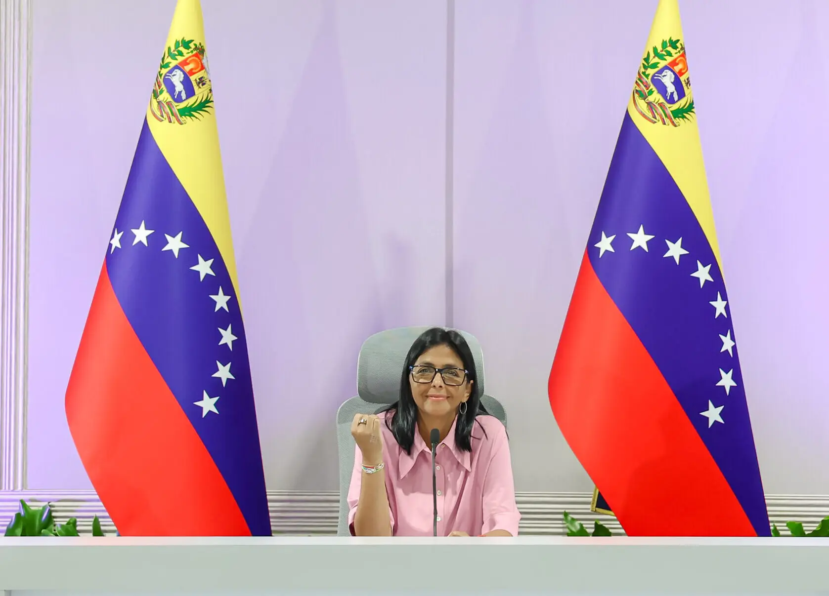 Acting President Delcy Rodriguez. Photo: Venezuelan Presidency.