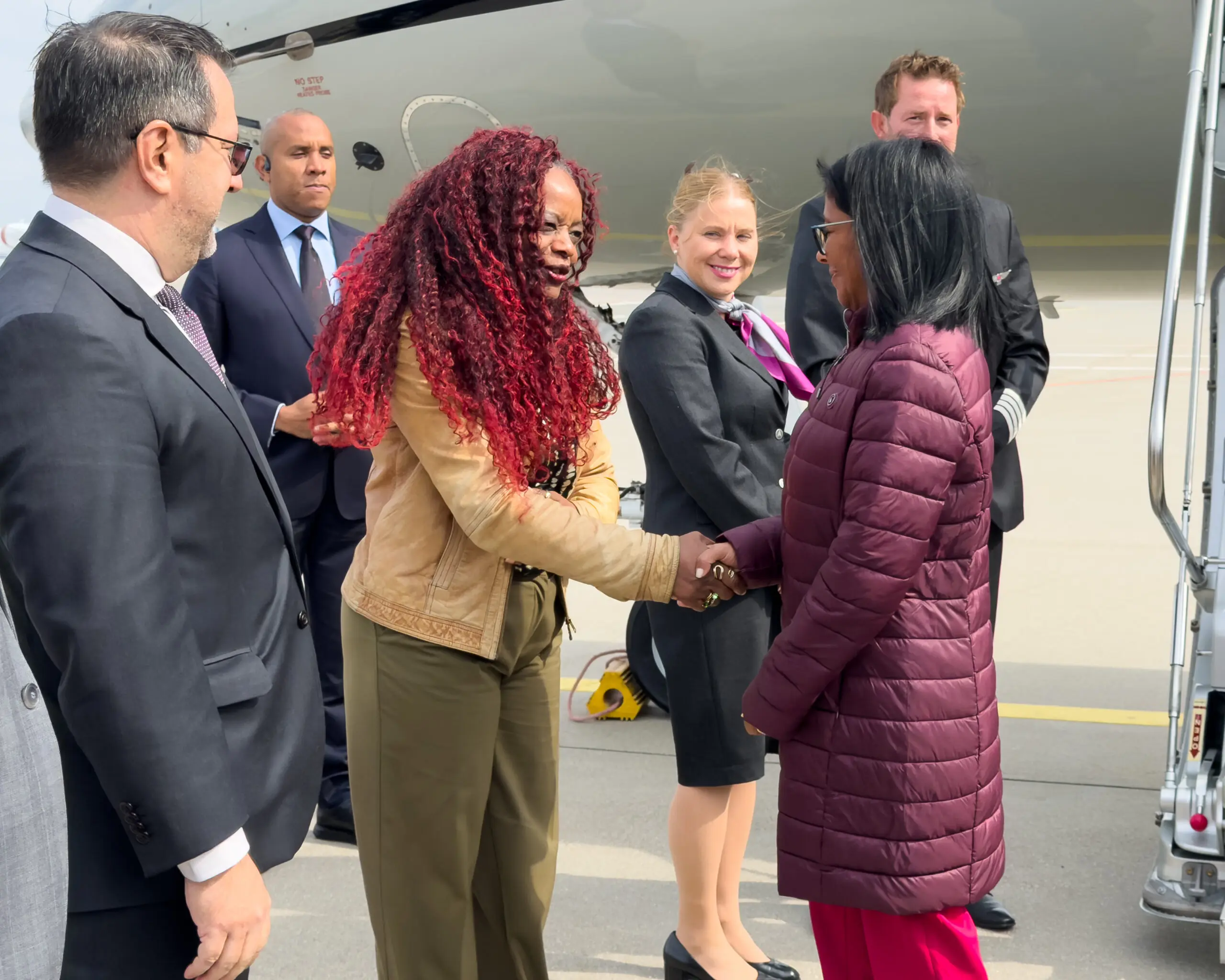 Venezuela’s delegation arrived in the Netherlands ahead of a new ICJ hearing on the territorial dispute over the Guayana Esequiba region. Photo: Venezuelan Presidential Press