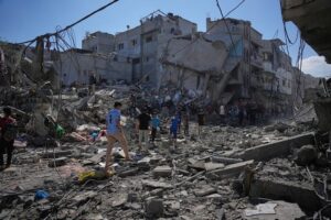 Benjamin Netanyahu, Gaza Strip, Israeli military control, ceasefire agreement, Palestinian casualties, displacement, humanitarian crisis, occupied territories