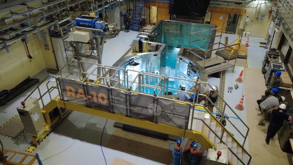View of the Ezeiza Atomic Center, headquarters of the RA-10 project and laboratories of the National Atomic Energy Commission. Photo: Argentinean Government.