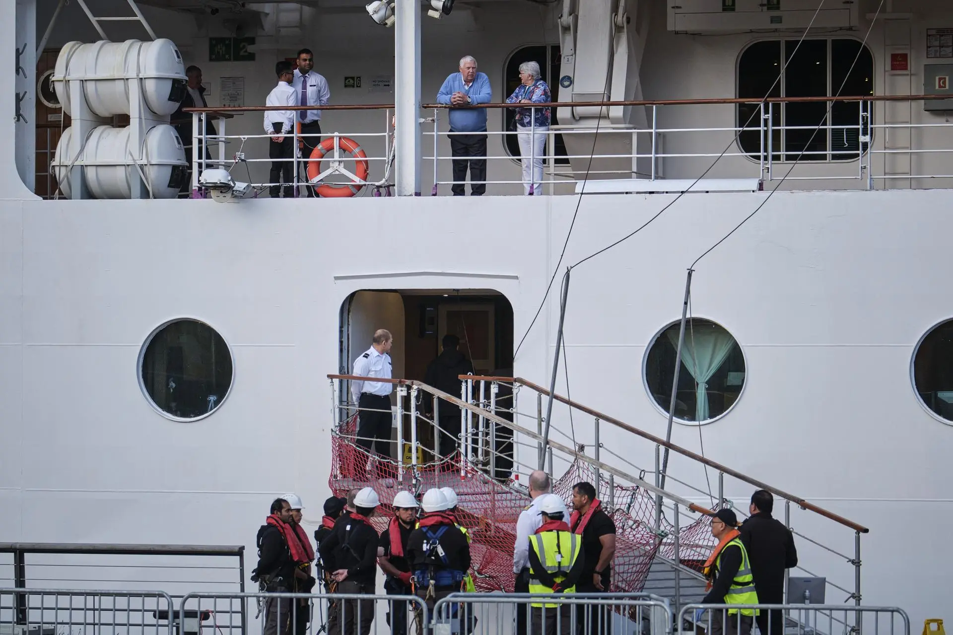 The French health authorities clarified that the outbreak of acute gastroenteritis is not related to the Andean hantavirus or the cases recently detected on the ship MV Hondius. Photo: EFE.