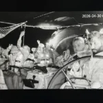 A video frame showing Flotilla members aboard a vessel. Photo: EFE.