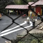 Rescue teams operate after a deadly mine explosion in Sutatausa, Colombia. Photo: EFE