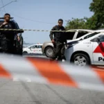 Authorities respond to a school shooting in Acre, Brazil. Photo: EFE
