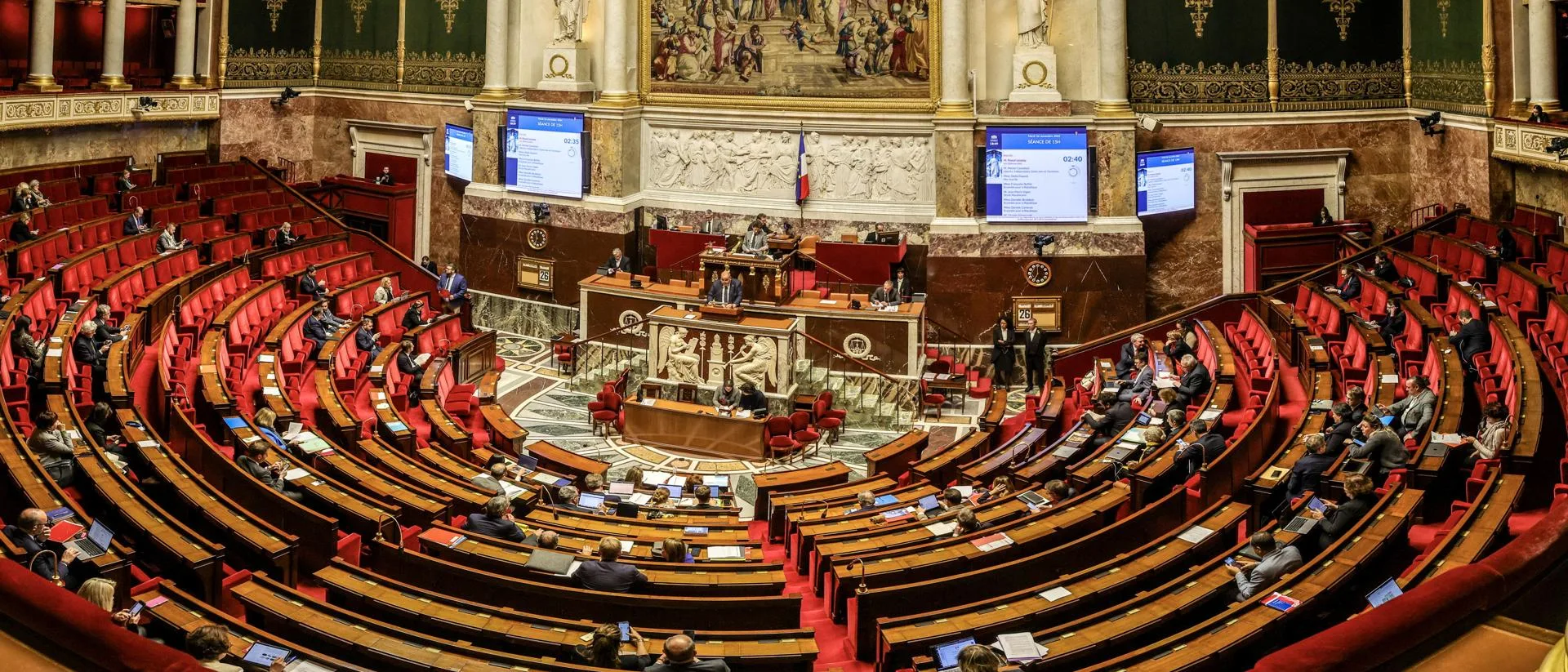 (FILE) French Parliament. Photo: EFE.