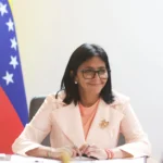 (FILE) Venezuelan Acting President Delcy Rodriguez. Photo: EFE.