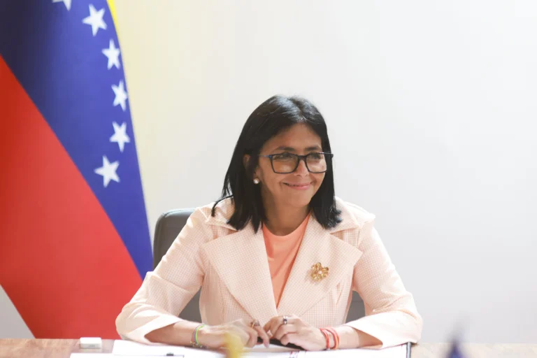 (FILE) Venezuelan Acting President Delcy Rodriguez. Photo: EFE.