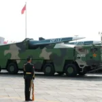 Dongfeng-17 missile military drill China