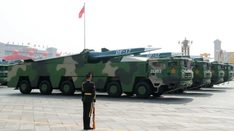 Dongfeng-17 missile military drill China