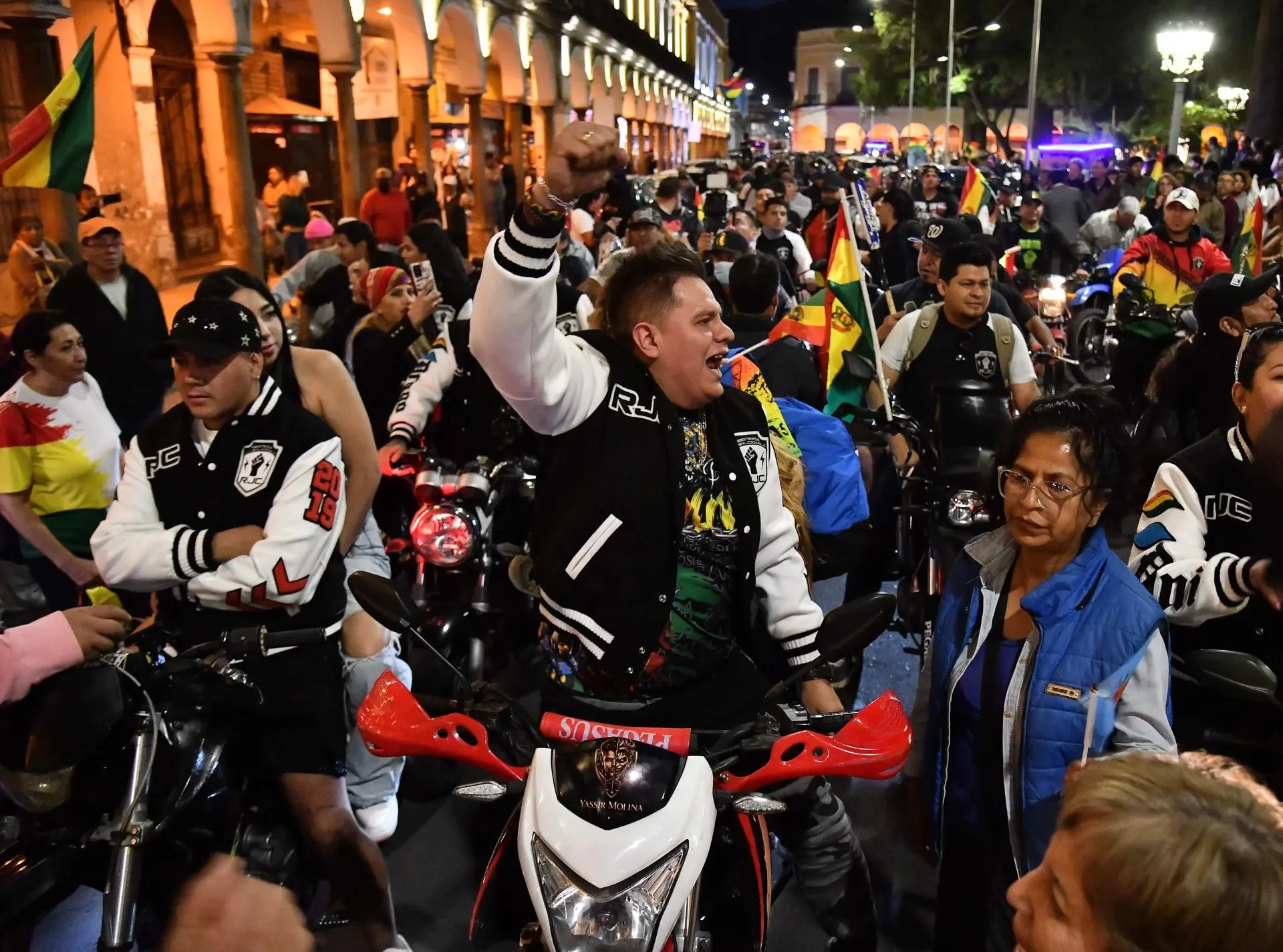 (FILE) Protests in Bolivia. Photo: EFE.